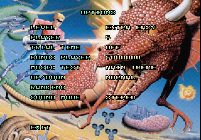Space Harrier screenshot 5 for Sega Saturn
